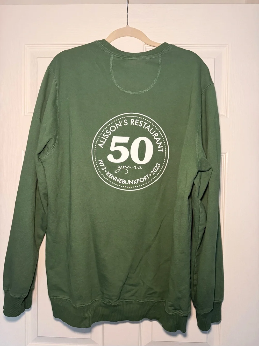 Allison’s Kennebunkport Forest Green Crewneck Sweatshirt